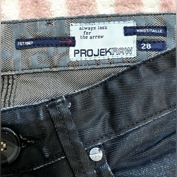 Projek Raw stacked Denim Jeans - Picture 3 of 4